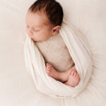 neutral and luxury newborn photography