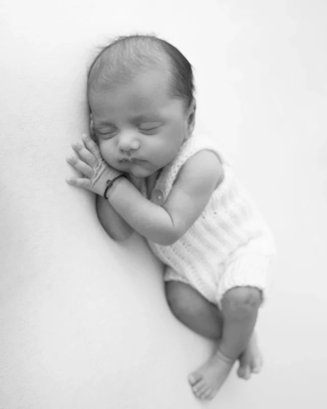 baby at modern photoshoot in London
