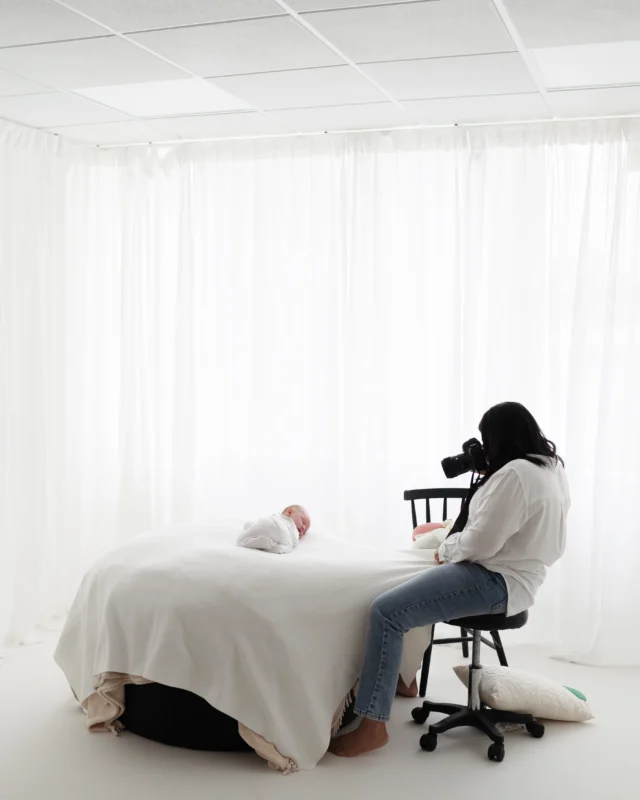 newborn photographer in London at a professional natural light studio.