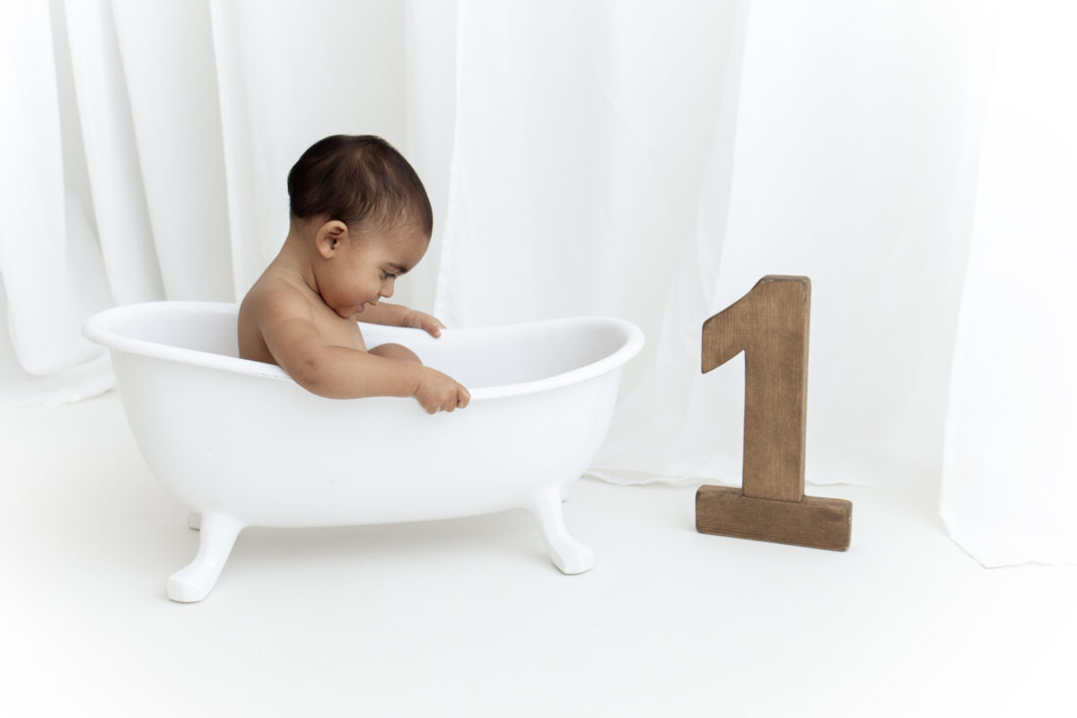 baby at photoshoot in SW London